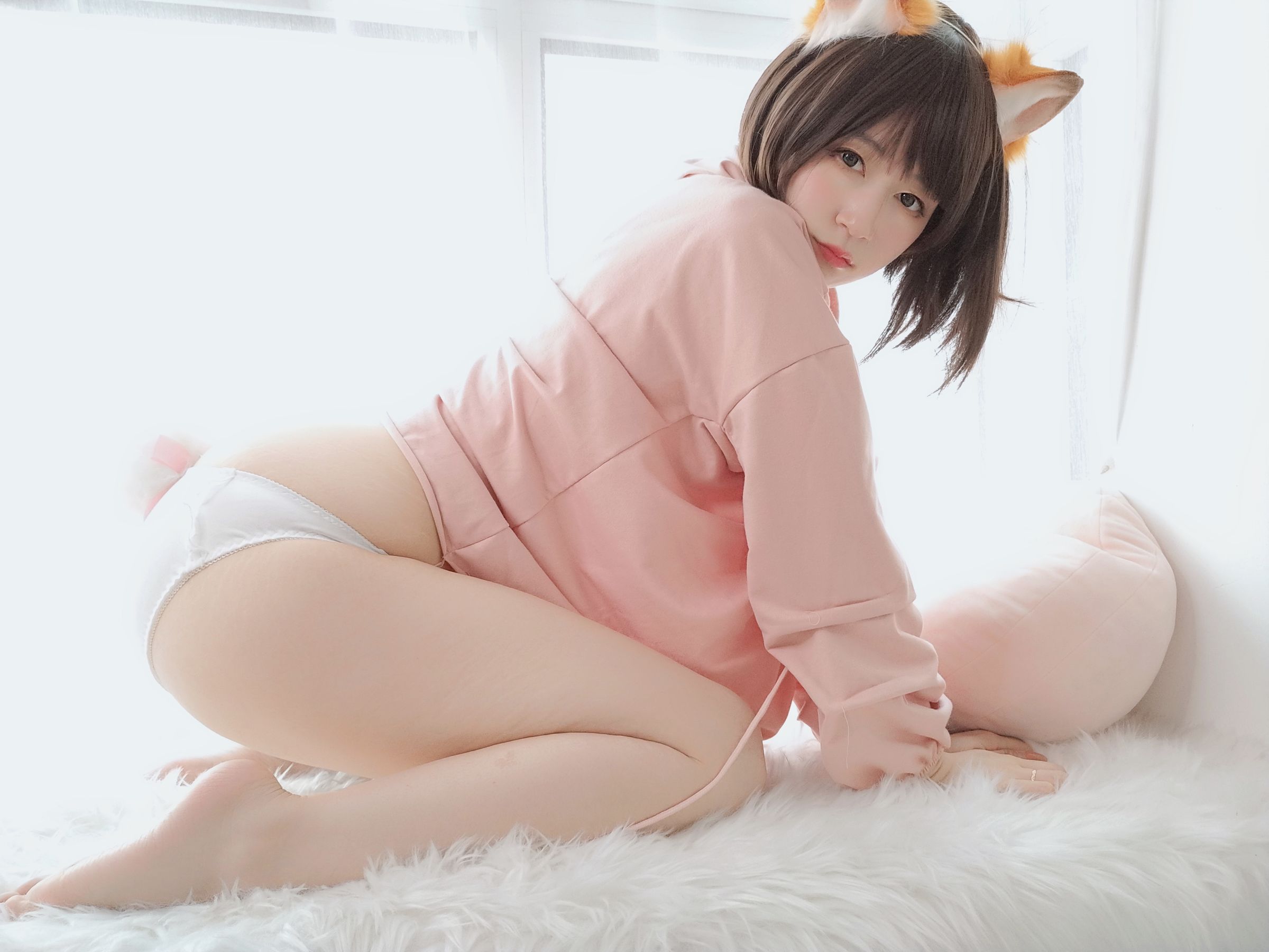 [COS写真]小姐姐白银81–粉红狐狸插图5